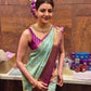 NOZ2TOZ Women Banarasi Silk Woven Saree With Blouse Piece - Pista | Swadesiicart