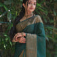 NOZ2TOZ Women Banarasi Silk Woven Saree With Blouse Piece - Bgreen | Swadesiicart