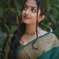 NOZ2TOZ Women Banarasi Silk Woven Saree With Blouse Piece - Bgreen | Swadesiicart