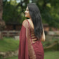 NOZ2TOZ Women Banarasi Silk Woven Saree With Blouse Piece - Maroon | Swadesiicart
