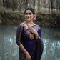 NOZ2TOZ Women Banarasi Silk Woven Saree With Blouse Piece - Navy Blue | Swadesiicart
