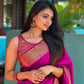 NOZ2TOZ Women Banarasi Silk Woven Saree With Blouse Piece - Pink | Swadesiicart