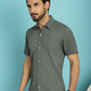 Indian Needle Men's Striped Casual Shirt - Grey | Swadesiicart