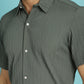 Indian Needle Men's Striped Casual Shirt - Grey | Swadesiicart