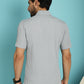 Indian Needle Men's Striped Casual Shirt - Light-Grey | Swadesiicart