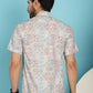 Indian Needle Men's Beige Printed Casual Shirt - Beige | Swadesiicart