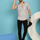 Indian Needle Men's Beige Printed Casual Shirt - Beige | Swadesiicart