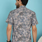 Indian Needle Men's Pejali Printed Casual Shirt - Blue | Swadesiicart