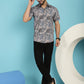 Indian Needle Men's Pejali Printed Casual Shirt - Blue | Swadesiicart