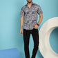 Indian Needle Men's Pejali Printed Casual Shirt - Brown | Swadesiicart