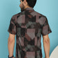 Indian Needle Men's Floral Printed Casual Shirt - Brown | Swadesiicart