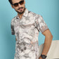 Indian Needle Men's Floral Printed Casual Shirt - Cream | Swadesiicart