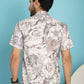 Indian Needle Men's Floral Printed Casual Shirt - Cream | Swadesiicart