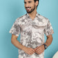 Indian Needle Men's Floral Printed Casual Shirt - Cream | Swadesiicart