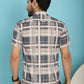 Indian Needle Men's Checked Casual Shirt - Grey | Swadesiicart