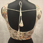 Kia Fashions White Georgette Multi Color Emb & Sqn Readymade Blouse - Swadesiicart