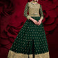 Myra Green Heavy Embroidered Pant Style Anarkali Suit | Swadesiicart