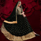 Myra Black Heavy Embroidered Pant Style Anarkali Suit | Swadesiicart