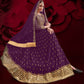 Myra Violet Heavy Embroidered Pant Style Anarkali Suit | Swadesiicart