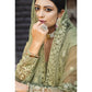 Myra Dusty Beige Butterfly Net Heavy Embroidered Designer Anarkali Suit | Swadesiicart