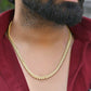 VOJ Gold-Polished Designer V Shaped Chain For Men | Swadesiicart