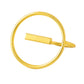 NVR Women Gold-Polished Adjustable Finger Ring | Swadesiicart