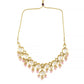Peryl Women's Pearl & Pink Beaded Gold Tone Kundan Inspired Necklace With Earrings - Swadesiicart