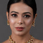 Peryl Women's Elegant Tear Drop Shaped Necklace With Earrings - Swadesiicart