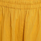 Janasya Women's Mustard Cotton Embroidered Kurta With Palazzo | Swadesiicart