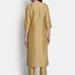 Janasya Gold Poly Silk Solid Set | Swadesiicart