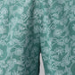 Janasya Women's Turquoise Cotton Striped Kurta With Pant And Dupatta | Swadesiicart