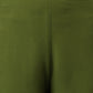 Janasya Women's Olive Green Rayon Solid Kurta With Palazzo And Dupatta | Swadesiicart