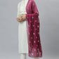 Janasya Women's White Poly Silk Solid Kurta With Pant And Dupatta | Swadesiicart