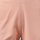Janasya Peach Poly Crepe Solid Set - Swadesiicart