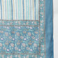 Janasya Women's Blue Cotton Floral Print Kurta With Pant And Dupatta | Swadesiicart