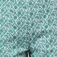 Janasya Women's Sea Green Cotton Block Print Kurta With Pant And Dupatta | Swadesiicart