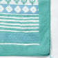 Janasya Women's Sea Green Cotton Block Print Kurta With Pant And Dupatta | Swadesiicart