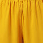 Janasya Women's Yellow Cotton Bandhej Kurta With Pant And Dupatta | Swadesiicart