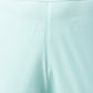 Janasya Women's Sea Green Organza Floral Print Kurta With Pant | Swadesiicart