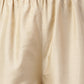 Janasya Women's Beige Poly Silk Embellished Kurta With Gharara And Dupatta | Swadesiicart