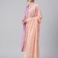 Janasya Women's Mauve Poly Silk Solid Kurta With Pant And Dupatta | Swadesiicart