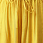 Janasya Women's Yellow Chanderi Silk Woven Kurta With Palazzo And Dupatta | Swadesiicart