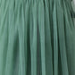 Janasya Women's Mint Green Chinon Solid Kurta With Skirt And Dupatta | Swadesiicart