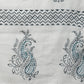 Janasya Women's White Cotton Floral Print Kurta With Pant And Dupatta | Swadesiicart