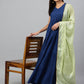 Janasya Women's Dark Blue Rayon Solid Kurta With Dupatta | Swadesiicart