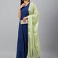 Janasya Women's Dark Blue Rayon Solid Kurta With Dupatta | Swadesiicart