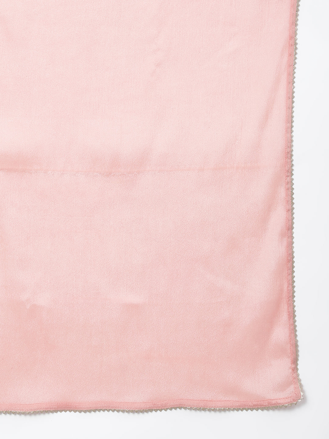 Janasya Women's Baby Pink Poly Silk Solid Kurta With Pant And Dupatta | Swadesiicart