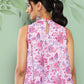 Janasya Women's Lavender Crepe Digital Printed A-line Casual Top Set - Swadesiicart