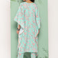 Janasya Women's Sea Green Crepe Digital Printed Kaftan Casual Kaftan Set - Swadesiicart