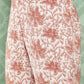 Janasya Women's White Cotton Botanical Printed Tiered Casual Kurta Set | Swadesiicart